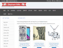 Tablet Screenshot of elephantgifts.net